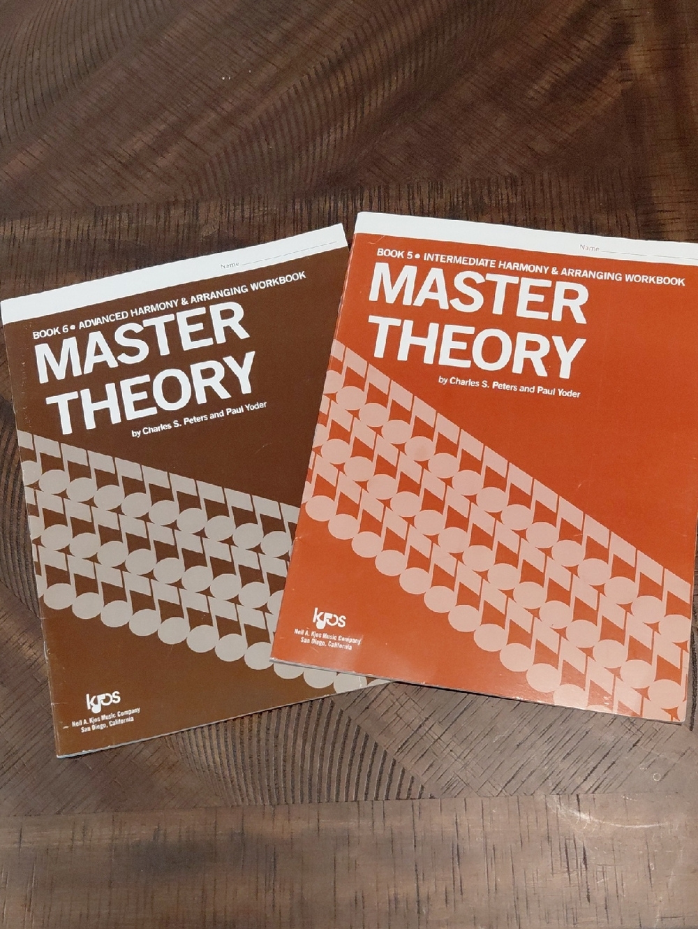 Master Theory Music Workbooks - Orange & Brown